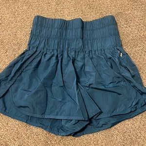 Free People the way home shorts- blue small- like new